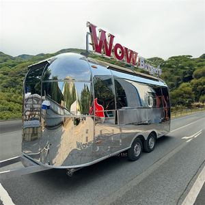 Carro de café móvil de alta calidad Venta caliente Food Alimentaire Truck Mobile Remorque Alimentaire para bocadillos - Product Image 1