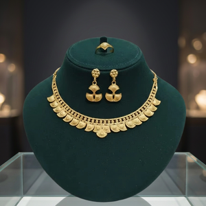 Designer Alloy Bridal <b>Statement</b> <b>Necklace</b> Set Women | Traditional Wedding & Party Jewelry | Handcrafted - Product Image 4