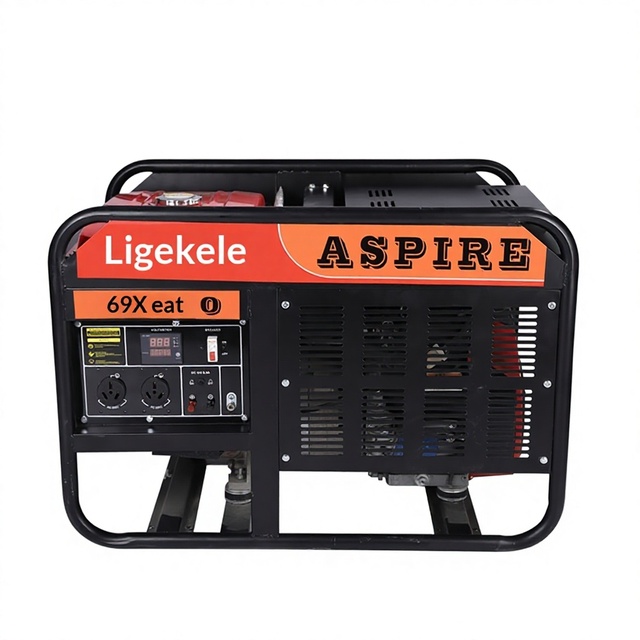 Two-cylinder Gasoline Generator SE25000 220/380V Air-cooled Electric Start High-power Generator Set Factory