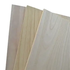 Lámina de madera de balsa, panel de madera de Paulownia, 1220x2440x18mm, suministro del fabricante