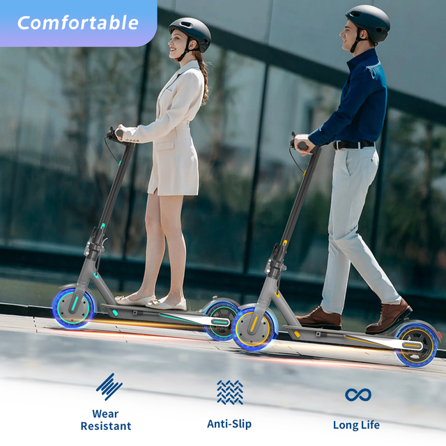 V8 Adult Electric Scooter - 350W Motor, 8.5-inch Honeycomb Tires, 36V 10.5AH Battery, 3-speed Bestseller in the United States