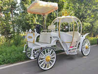 Chariot de luxe électrique en forme de citrouille Cendrillon pour mariages et événements spéciaux en parc à thème