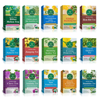 Supplément à base de plantes thé OEM Chine fournisseur certifié GMP 20 sachets 50g thé curcuma gingembre Ginkgo Duzhong mélanges personnalisés exportation