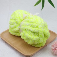 Factory Direct Luminous Polyester Yarn 100% Dyed Luminous Wool Bright Luminous Glow in the Dark Crochet Yarn Polyester Yarn