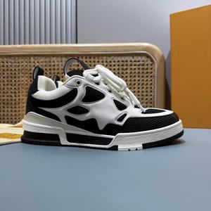 Luxury Designer Unisex <b>Skate</b> <b>Shoes</b> Men's New Sporty Walking Style with Thick-Soled Breathable Casual Mesh Lining Original Logo - Product Image 1