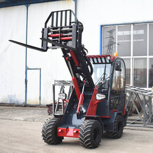 1000kg Capacité de levage 0.5 <span class=keywords><strong>godet</strong></span> Capacité M910 Chargeur télescopique avec 4 en 1/seau <span class=keywords><strong>malaxeur</strong></span> à béton/fixation de fourche réglable - Product Image 5