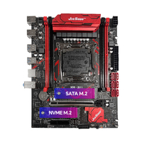 JIESHUO X99 DDR4 DDR3 LGA 2011-V3 Micro ATX Motherboard Slot M.2, 4 Saluran untuk CPU Intel XEON E5 V3/V4, Mainboard Server PC