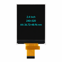 Maßgefertigtes SITRONIX 2,4 Zoll TFT LCD Display Modul 240x320 IPS Bildschirm 22 Pin FPC ST7789P3 Treiber-IC Smart Home Bedienfeld