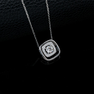 Collar de Plata 925 con Diamante Cultivado en Laboratorio - Product Image 2