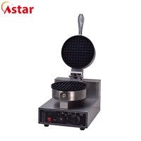 Astar 1 Plaque Électrique Cône Gaufrier Durable En Acier Inoxydable Snack Restaurants En Acier Inoxydable Gâteau Machine Cuisson Des Aliments
