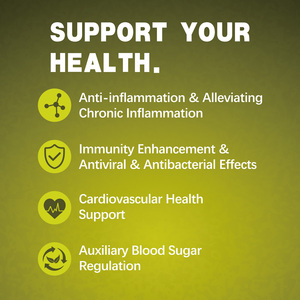 Cápsulas <span class=keywords><strong>de</strong></span> Extracto <span class=keywords><strong>de</strong></span> Hoja <span class=keywords><strong>de</strong></span> Olivo Natural, Apoya la Función Cardiovascular y el Envejecimiento Saludable, Sin GMO, Tónico Suave - Product Image 5