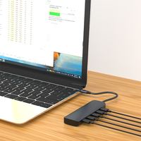 USB-C 3.2 séparateur multiport haute vitesse pour MacBook Pro nouveau produit-4 * USB-C Gen2 10Gbps + PD stock de charge avec boîte