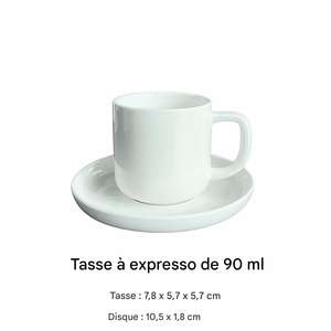 Ensemble tasse et soucoupe à café en céramique blanche minimaliste, tasse à latte pour la <span class=keywords><strong>maison</strong></span>, thé au lait, thé de l'après-midi, élégant ensemble de tasses en porcelaine - Product Image 6
