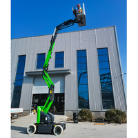 Plateforme élévatrice mobile articulée 10M 20M 30M, plateforme de travail en hauteur électrique, plateforme de travail aérien homologuée CE