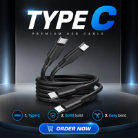 Kabel Charger USB C ke C 100W Pengisian Cepat Kabel Daya Berlapis Nilon untuk Laptop Ponsel Tablet Pabrik Kabel Charger Pengisian Cepat PD