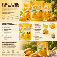 Sachet d'emballage alimentaire imprimé HD pour snacks séchés, pochette autoportante pour fruits secs, film composite haute résistance anti-chute pour aliments