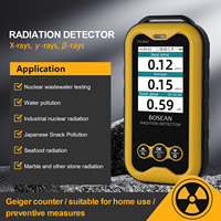 Contador Geiger Naranja Bosean FS-5000, Dosímetro de Radiación, Detector de Radiación Nuclear, Medidor de Seguridad, Detector de Radiación Sonora