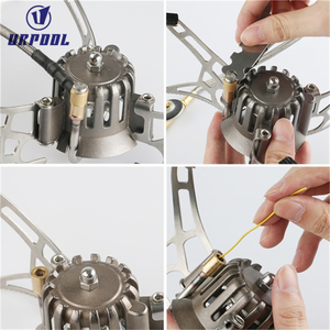 Réchaud à mazout portable brûleur de camping à gaz réchaud à kérosène extérieur BBQ réchaud multi-combustibles <span class=keywords><strong>pour</strong></span> la cuisine en plein air - Product Image 2