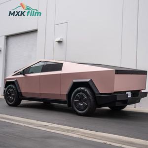 Матовая фиолетовая высококачественная виниловая пленка для авто, серая матовая пленка для оклейки авто, темно-синяя пленка для авто, пленка для авто с эффектом изменения цвета, пленка для авто цвета розовое золото - Product Image 2