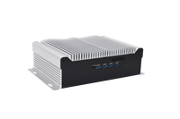 PC industriel haut de gamme I9-9900 intégré avec 5 ports LAN extensibles, entièrement en alliage d'aluminium