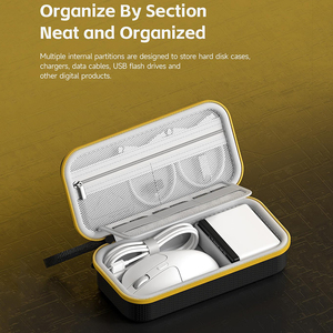 Estuche rígido de EVA personalizado con inserto de espuma moldeada, caja de almacenamiento portátil para accesorios, logotipo personalizado - Product Image 4