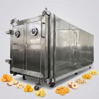 Industriële Vriesdroogmachine SUS304 Materiaal 380V/220V spanning QS-FD-200 Model Levenslange Garantie voor Groenten en Fruit