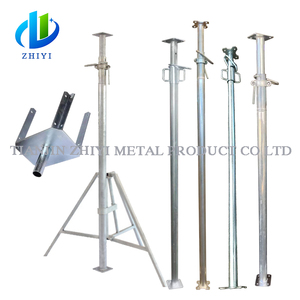 Puntelli Telescopici Regolabili in Acciaio per Miscelatori, 3 Puntelli Metallici Telescopici Professionali per Ponteggi, Puntelli Acrow - Product Image 3