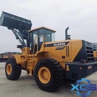 Neuer Hyundai HL660/665/660L/665L Lader Fabrik preis 6ton Vorderrad lader 5 Tonnen Nennlast Motor kern komponenten