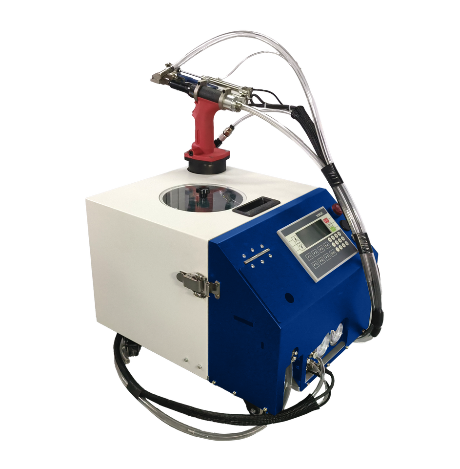 Auto-Feed Pneumatic Blind Rivet Machine | High Pressure Precision Real ...