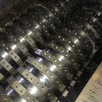 Déchiqueteur automatique de ferraille à double arbre avec moteur, capacité de 300-15000 kg/heure, économe en énergie et respectueux de l'environnement
