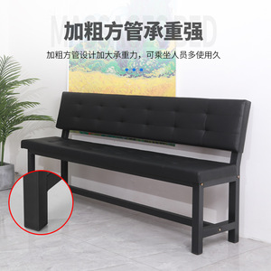Banco de espera Changjian 100x40x80 cm con estructura reforzada para uso en interiores, para gimnasio, hospital, barbería - Product Image 1