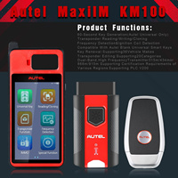 Autel KM100 Key Programmer Immobilizer Tool Free Update Key Creation IMMO Learning Chip Read Cloning Tools Car Key Programming