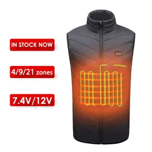 Custom Unisex Waterproof Body Warm usb Electric Battery Heated Vest Jacket