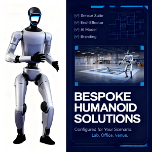 Robot Humanoide de Servicio Inteligente, Robot Mensajero con Base de Ruedas Estable para Uso en Hospitales y Oficinas, Robot Unitree G1 Edu AI Avatar - Product Image 1