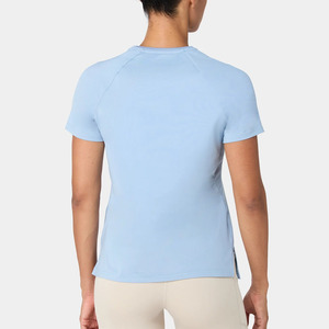 T-shirts de fitness pour femmes, coupe confortable, qualité supérieure, dernier design, logo personnalisé, pour vêtements de sport et de gym. - Product Image 2
