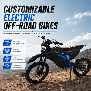 Motocicleta Todoterreno Personalizada OEM ODM, 72V 3kW 5kW 6kW 10kW, Motor sin Escobillas, Velocidad 95km/h, Venta al Por Mayor - Product Image 1