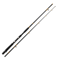 Canne à pêche en haute mer 1,8m 2,1m, canne de traîne extra-rigide 150-500g, canne de jigging robuste pour gros gibier en eau salée, thon et GT