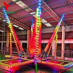 Offre Spéciale : <span class=keywords><strong>Trampoline</strong></span> Bungee Euro d'extérieur 4-en-1 avec <span class=keywords><strong>Corde</strong></span> pour Enfants – Idéal pour les Entreprises - Product Image 4