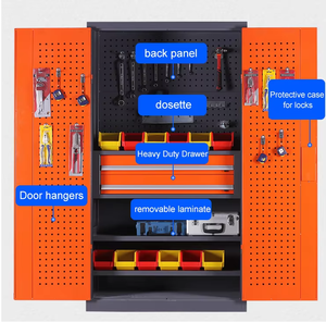 Workshop <b>Garage</b> Steel Tool Cabinet with Drawers Factory Metal Furniture Storage Cabinet - Product Image 4