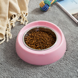 Elevado Cat <span class=keywords><strong>Dog</strong></span> <span class=keywords><strong>Bowl</strong></span> Arredondado Inclinado Design Aço Inoxidável Sólido Eco-friendly Proteção Cervical Destacável Bacia De Alimentação - Product Image 4