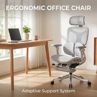 Chaise d'ordinateur AOR avec cadre en fibre de nylon, appui-tête 4D Xiaoyao, châssis multifonctionnel inclinable vers l'avant, vente en gros d'usine