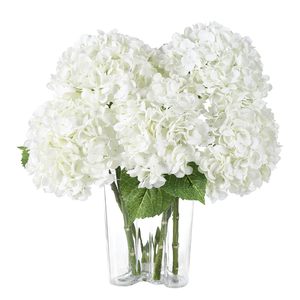 Fleurs artificielles réalistes Hydranega, fausses fleurs en latex au toucher réel, fleurs blanches pour la décoration, arrangements floraux de mariage, vente en gros - Product Image 4
