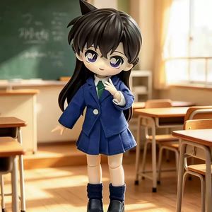 Nouvelle sortie, 100% original, 6 pièces/boîte, figurines d'action <span class=keywords><strong>Detective</strong></span> <span class=keywords><strong>Conan</strong></span> BJD, boîte mystère, poupées articulées à 12 points, jouets d'anime, à partir de 14 ans - Product Image 3