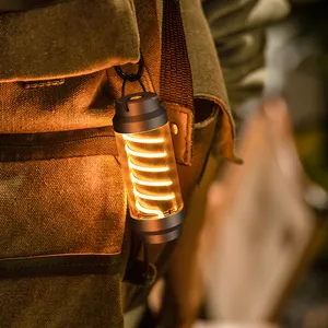 Linternas de camping impermeables LED recargable camping LED luz lámpara multifuncional para acampar al aire libre
