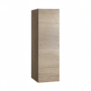Mueble de Pared 20x24.5xH.74 cm, Madera de Olmo y Cemento, Una Puerta Reversible, Almacenamiento para Cocina - Product Image 3