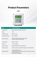 Medidor de Flujo de Líquido Ultrasónico Digital de Alta Precisión, No Invasivo, con Tecnología de Energía Térmica, Tipo Clamp-On, de Proveedor Líder