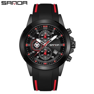 Reloj de Cuarzo Sanda 5503 de Moda para Hombre, Cronógrafo Deportivo Impermeable para Exteriores - Product Image 1