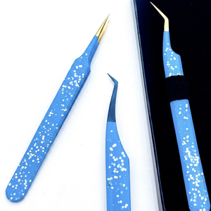 All Tip Type <b>Lash</b> Tweezers Set High Precision Eyelash Extension Tools Stainless Steel Custom Logo Wholesale - Product Image 1