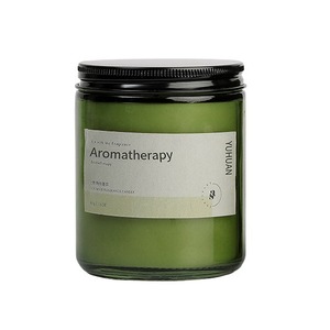 Vela Aromática de Cera de Soja 200g con Mecha de Madera, Frasco de Vidrio Verde Oscuro, 12 Fragancias Florales, Caja de Regalo de Lujo para Dormitorio, Baño y Meditación - Product Image 2