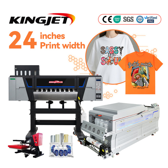 High Speed Dtf Printer Machine for Small Business 24 Inch Dtf Printer with the Heater Dtf Printer Us Warehouse Europe Warehouse